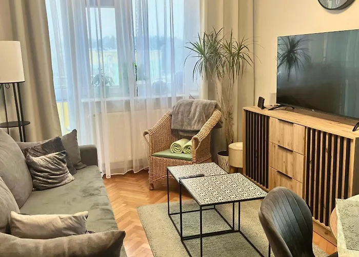 Zielona Przystan Apartmán Gdyně